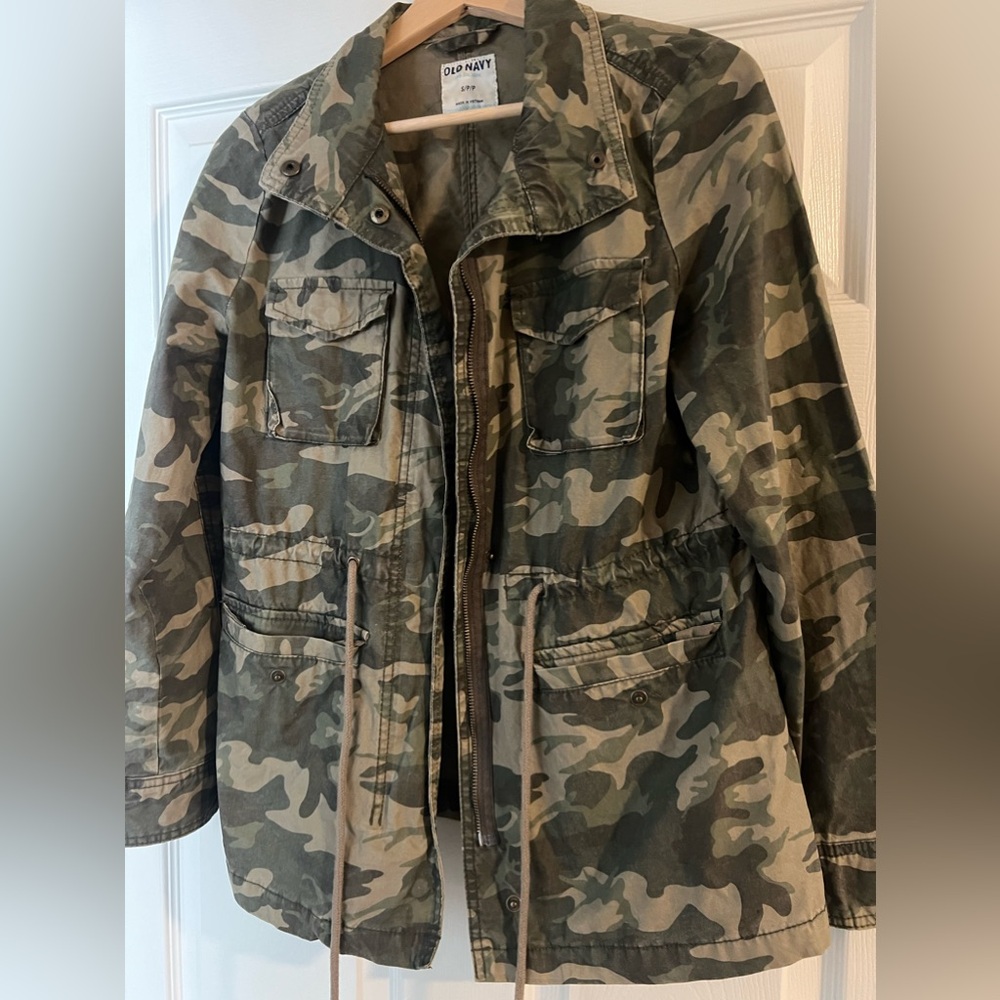 Old Navy camouflage jacket